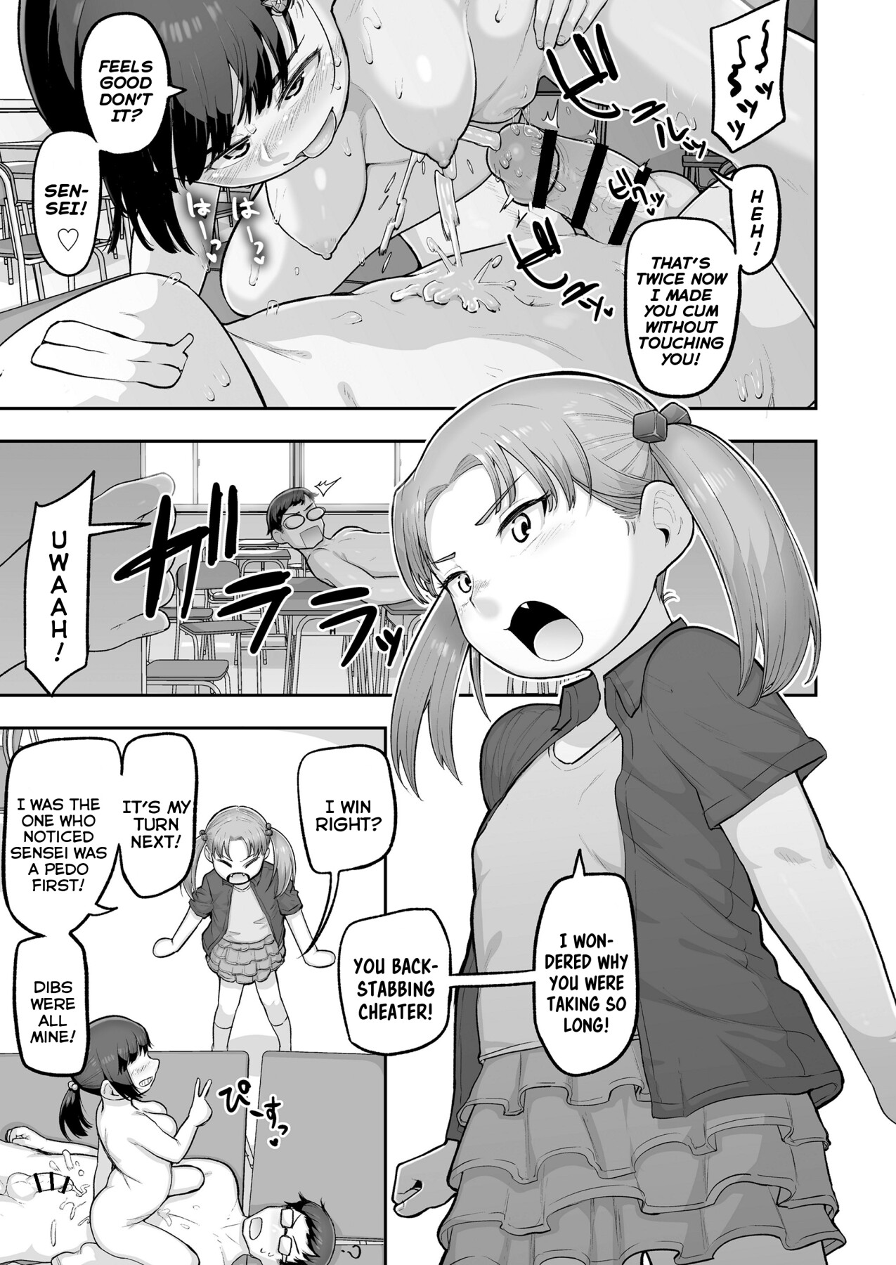 Hentai Manga Comic-The Story of Two Mesugaki Students That Treat Ending My Teaching Career As a Literal Game-Read-18